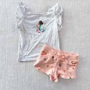 Janie & Jack x Disney Little Mermaid Shorts Outfit PLAY 4